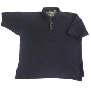 3/$20 Cape Isle Knitters Deep Blue Men's Polo Shirt